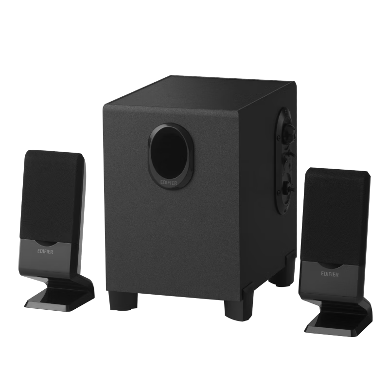 再降价、PLUS会员：EDIFIER 漫步者 R101V 2.1声道 多媒体音箱 黑色+凑单 97.56元（