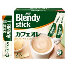 PLUS会员：AGF Blendy牛奶速溶咖啡 原味27条*3件 55.43元（合18.48元/件）