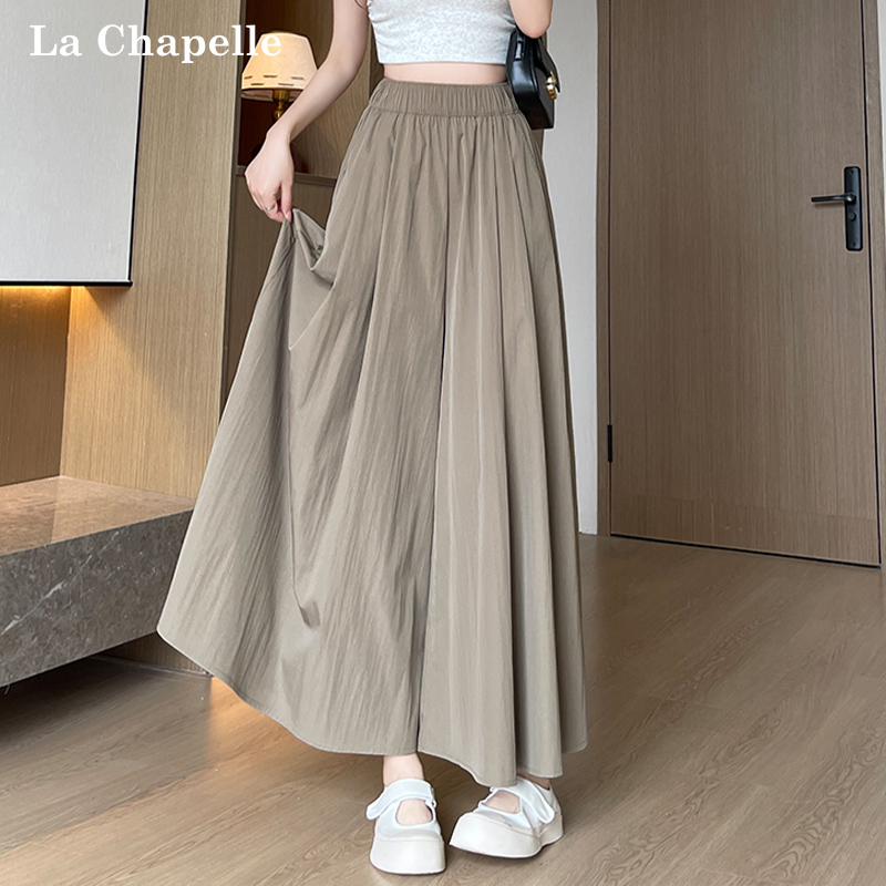 88VIP：La Chapelle 山本裙裤女夏季2024新款宽松显瘦a字半身裙小个子阔腿裤 49.9