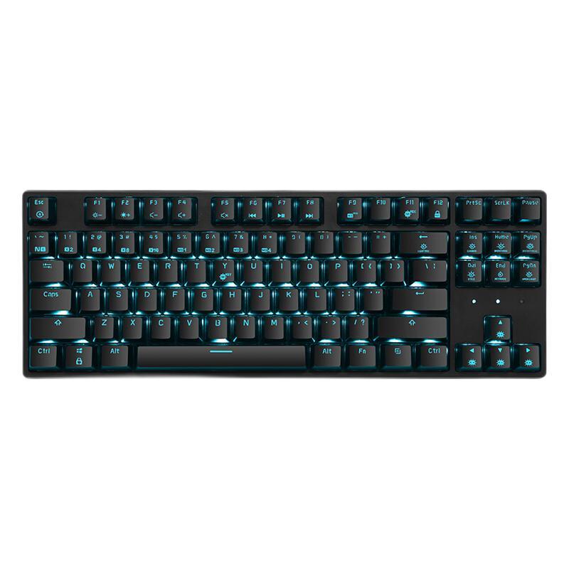 Hyeku 黑峡谷 幽灵武装 GK707 87键 有线机械键盘 黑色 凯华BOX茶轴 蓝光 143元