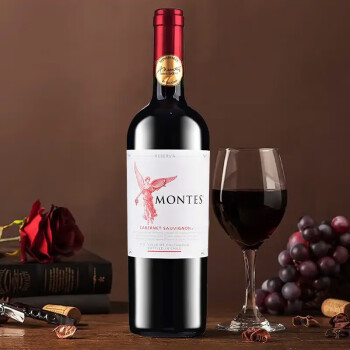 MONTES 蒙特斯 智利原瓶进口 红天使珍藏 赤霞珠 干红葡萄酒 750ml 单瓶 ￥79