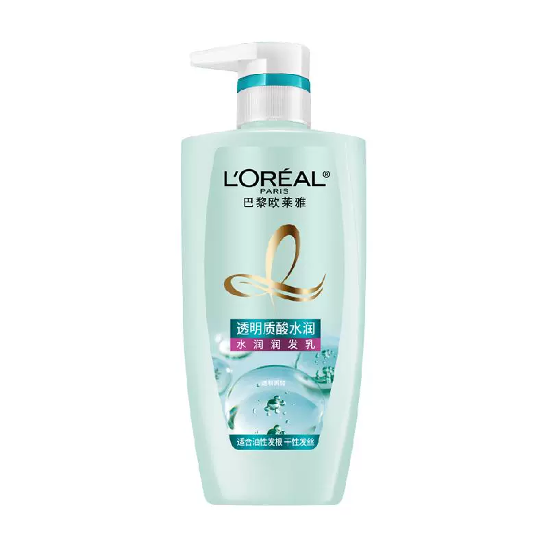 L'OREAL PARIS 透明质酸水润72h润发乳 500ml ￥27.11