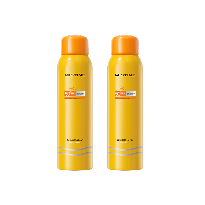 拍2件Mistine防晒喷雾黄喷100ml 券后55.4元