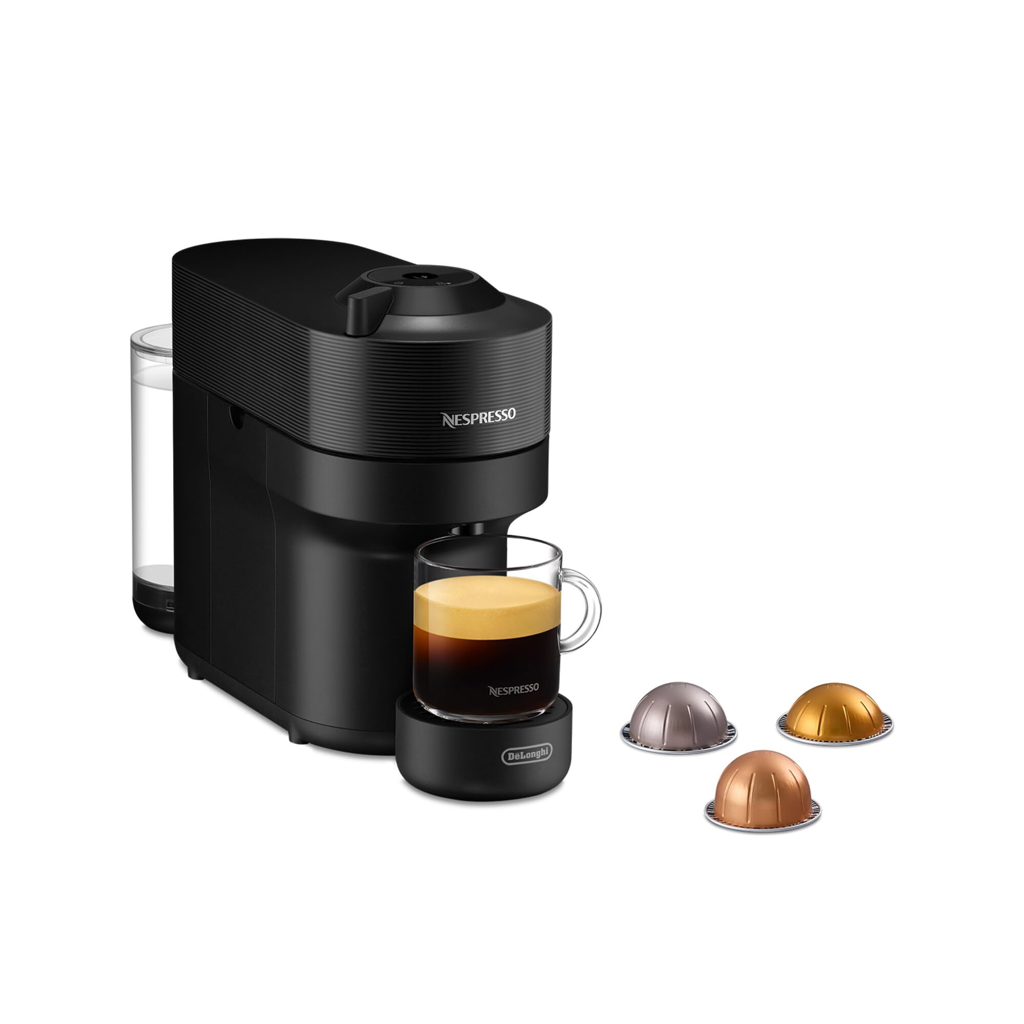 NESPRESSO 浓遇咖啡 ENV90.B Vertuo Pop 胶囊咖啡机 含欢迎礼包 1260W 甘草黑 474.23元