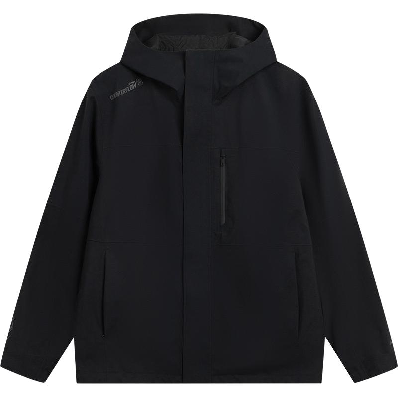 李宁 冲锋外套男女同款2025新款防风防泼水运动上衣AEMV057 398元（需用券）