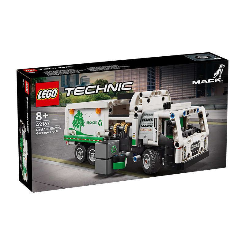 LEGO 乐高 机械组42167垃圾车儿童益智拼装积木玩具男女孩 218.2元