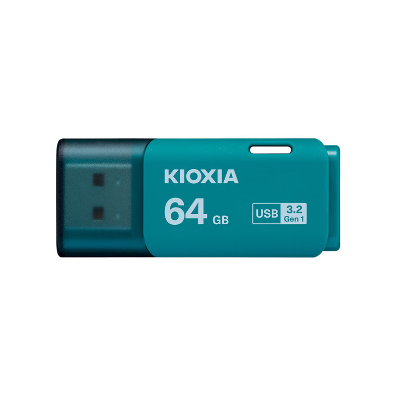 KIOXIA 铠侠 隼闪系列 TransMemory U301 USB 3.2 U盘 蓝色 64GB USB-A 24.75元