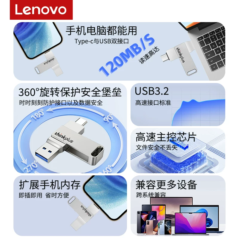 联想 mu90双接口 U盘 18.91元 - 线报酷