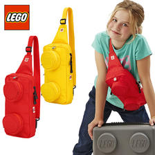 LEGO 乐高 胸包儿童斜挎包手机休闲小包出行单肩包轻ins可爱红 20207 169元
