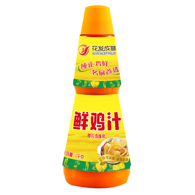 花发成林 纯正鲜鸡汁调料 580g/瓶 5.8元