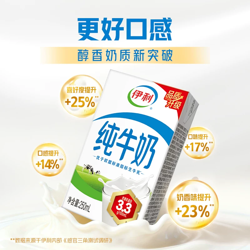 伊利 3.2g乳蛋白 纯牛奶 250ml*21*2 65.82元 - 86线报