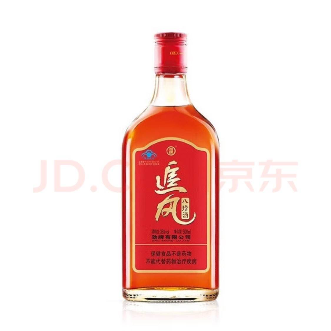 劲牌追风八珍酒500ml 38度500mL 1瓶 16.92元