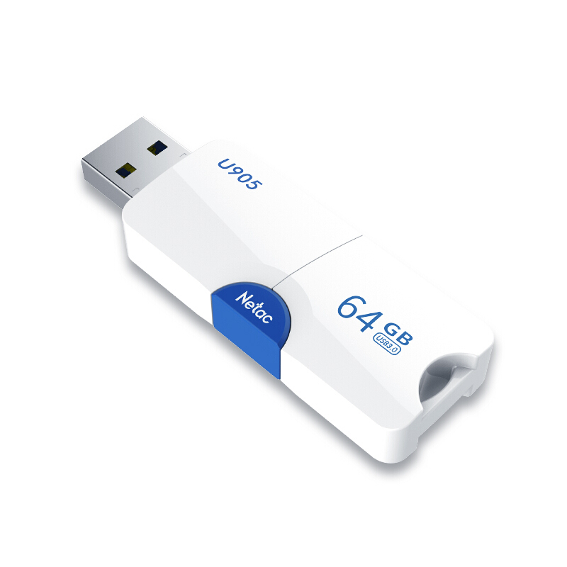 朗科 U905 USB 3.0 U盘 白色 64GB USB 18.9元（需用券）