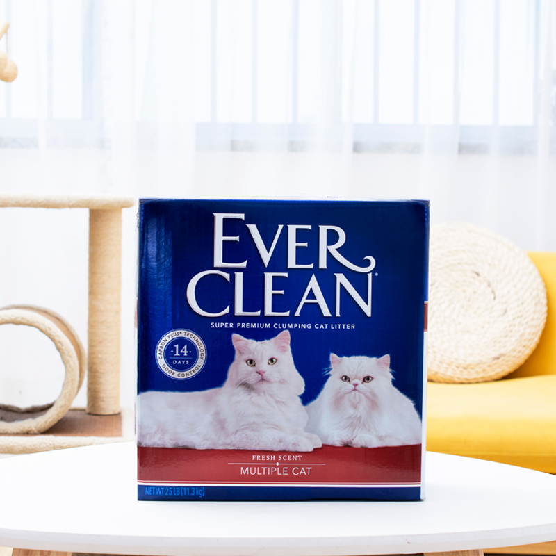 EVER CLEAN 铂钻 红标 膨润土猫砂 11.3kg 126.12元（需买2件，需用券）