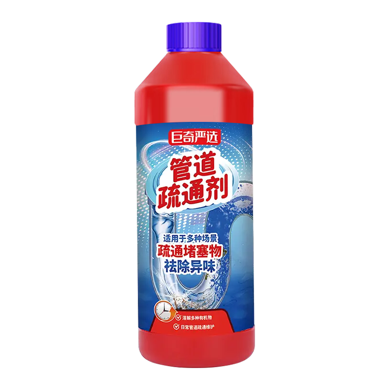 PLUS会员：巨奇严选 管道疏通啫喱 500ml 5.9元（需换购）