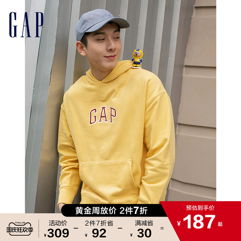 Gap 盖璞 男女款连帽卫衣 809007 186.3元（需买2件，共372.6元）