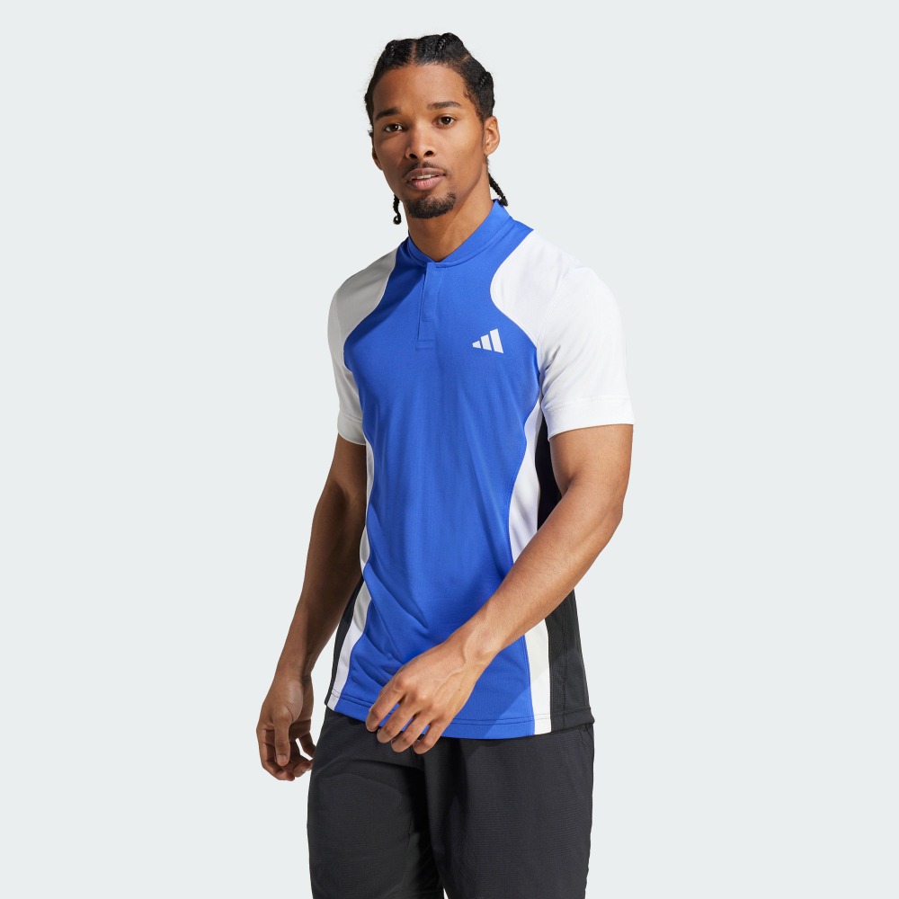 adidas 阿迪达斯 美国硬地大满贯系列网球运动上衣短袖POLO衫男装夏 599元