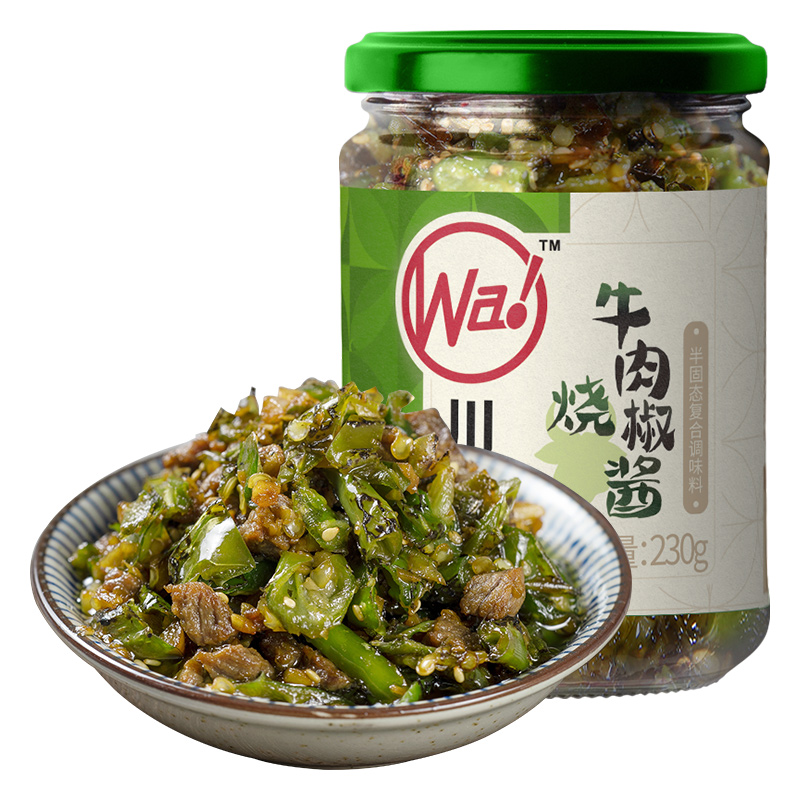 川娃子 牛肉烧椒酱 230g/瓶 7.95元（需买2件，需用券）