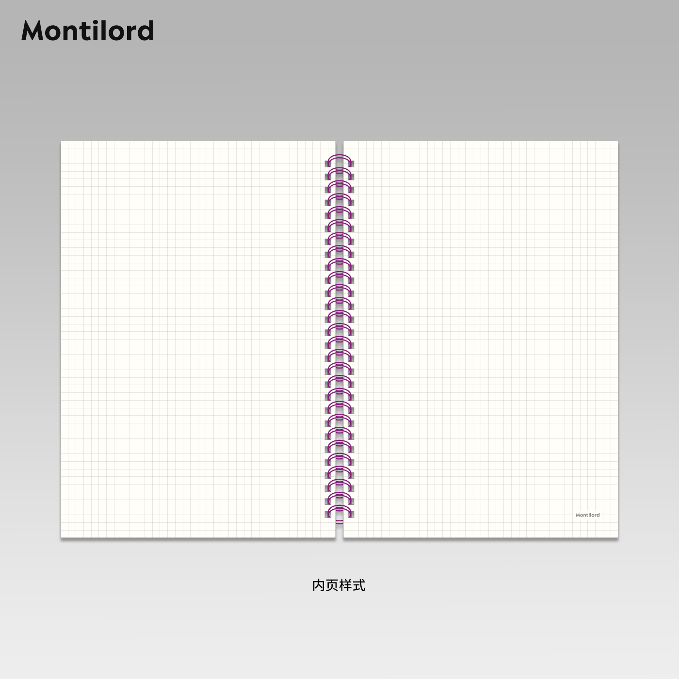 Montilord 新品『Montilord』B5方格线圈本 厚纸 樱花朵朵 笔记本个性记事本笔记