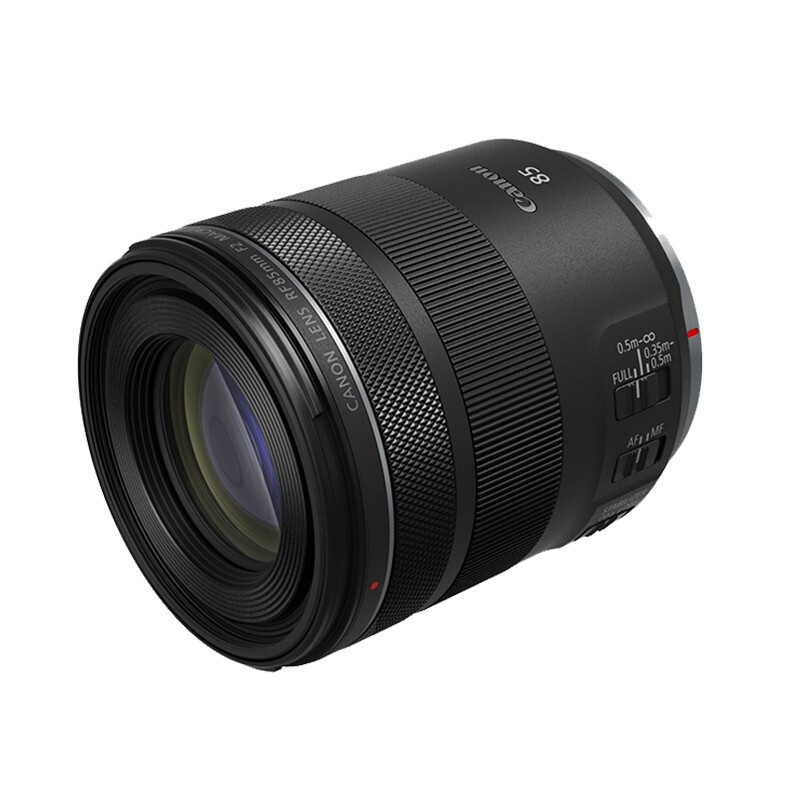 Canon 佳能 RF85mm F2 MACRO IS STM 85mm F2.0 中远摄定焦镜头 佳能RF卡口 67mm 4299元