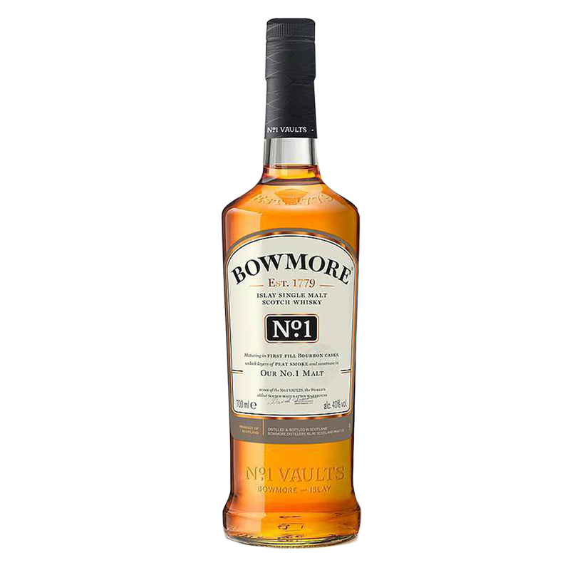 Plus会员:波摩（Bowmore）一号 苏格兰单一麦芽威士忌 700ml 洋酒 礼盒装 艾雷岛