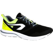 概率券：迪卡侬 男鞋运动鞋男透气马拉松跑步鞋RUNS 黑/黄色 128.4元