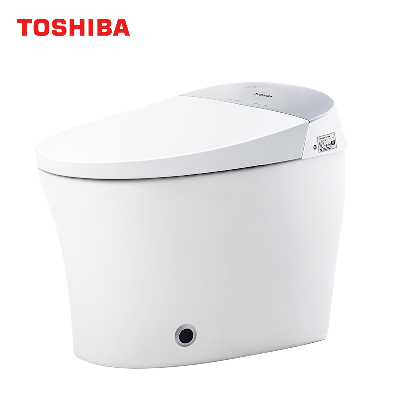 TOSHIBA 东芝 小海豚pro智能马桶全自动带水箱泡沫盾脚感翻圈盖坐便器A405-305 3