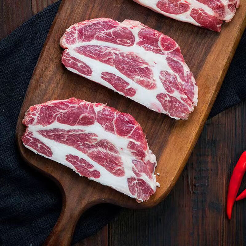 土猪梅花肉*1斤 17元