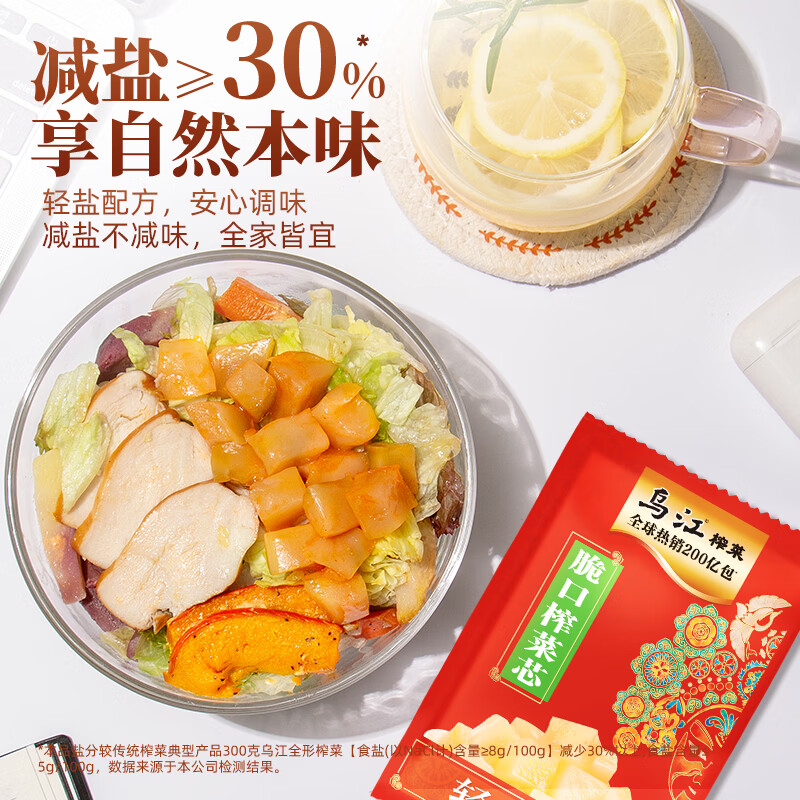 乌江 小脆口榨菜萝卜组合 22g*20袋 9.9元 - 线报酷