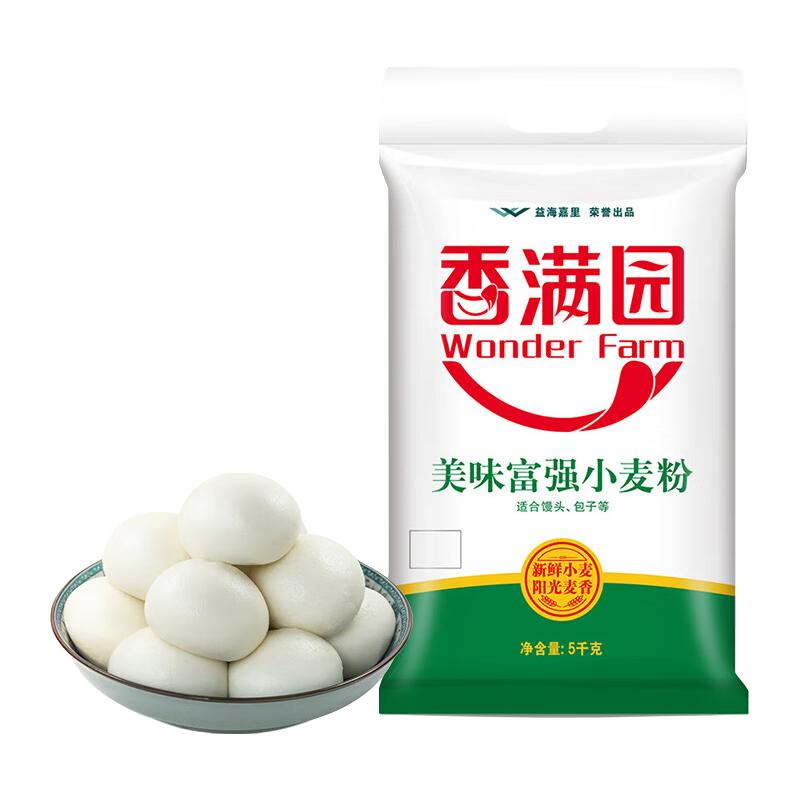 香满园 美味富强小麦粉 5kg 12.16元（需用券）