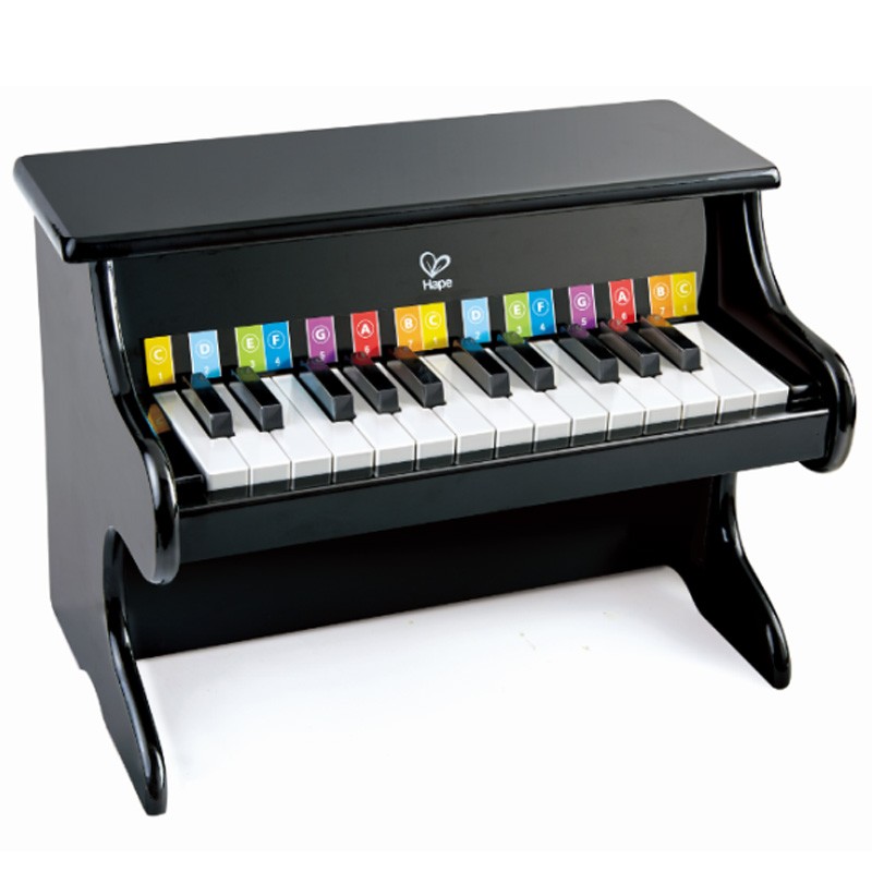 Hape 儿童玩具音乐电子电钢琴 黑色25键钢琴 246.41元（需用券）