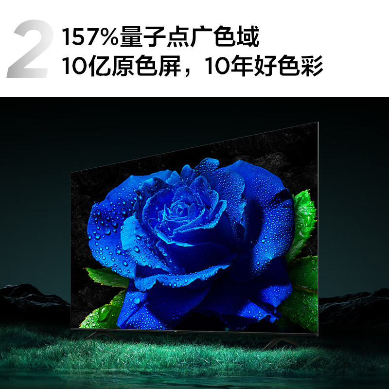 TCL 电视 65T8H 65英寸 百级分区 QLED量子点 超薄 2.1声道音响 120Hz 客厅液晶智能