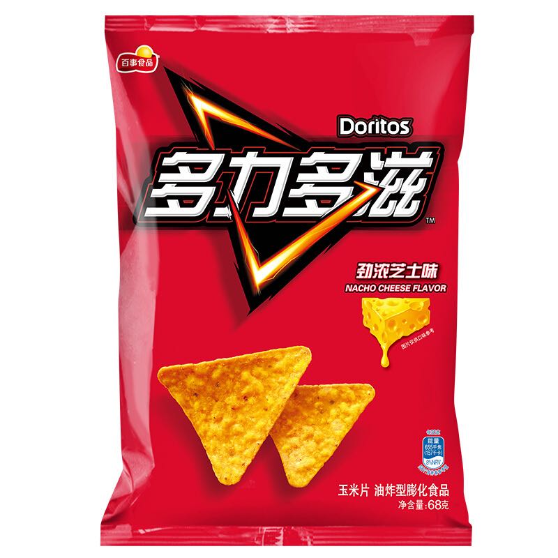 Doritos 多力多滋 玉米片 劲浓芝士味 68g 2.66元