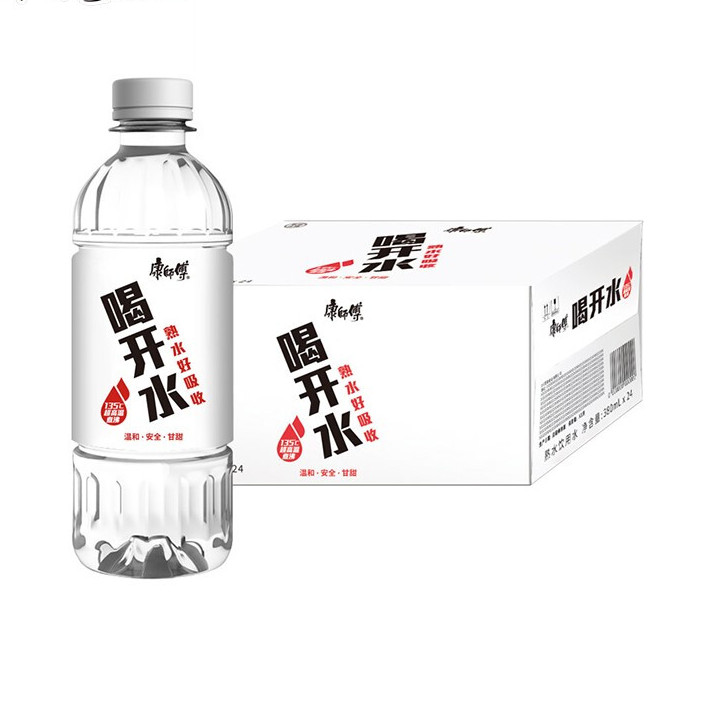 康师傅 喝开水 380ml*24瓶装 饮用纯净水 25.05元