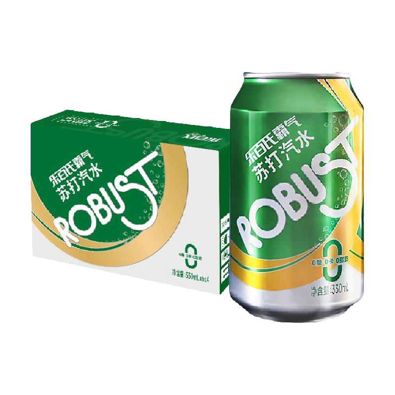 乐百氏 霸气苏打水 300ml*24 罐，折后 1.3 元/罐 32.23元