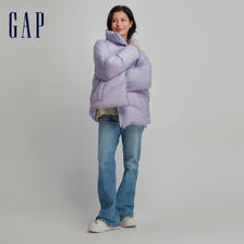 Gap 盖璞 女装秋季2023LOGO廓形发热保暖面包型羽绒服720893外套 295.12元包邮（