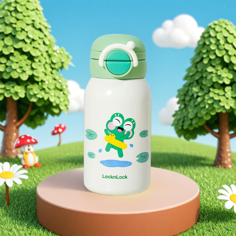 LOCK&LOCK 乐扣乐扣 儿童保温杯316不锈钢 560ml 大眼蛙 67.5元