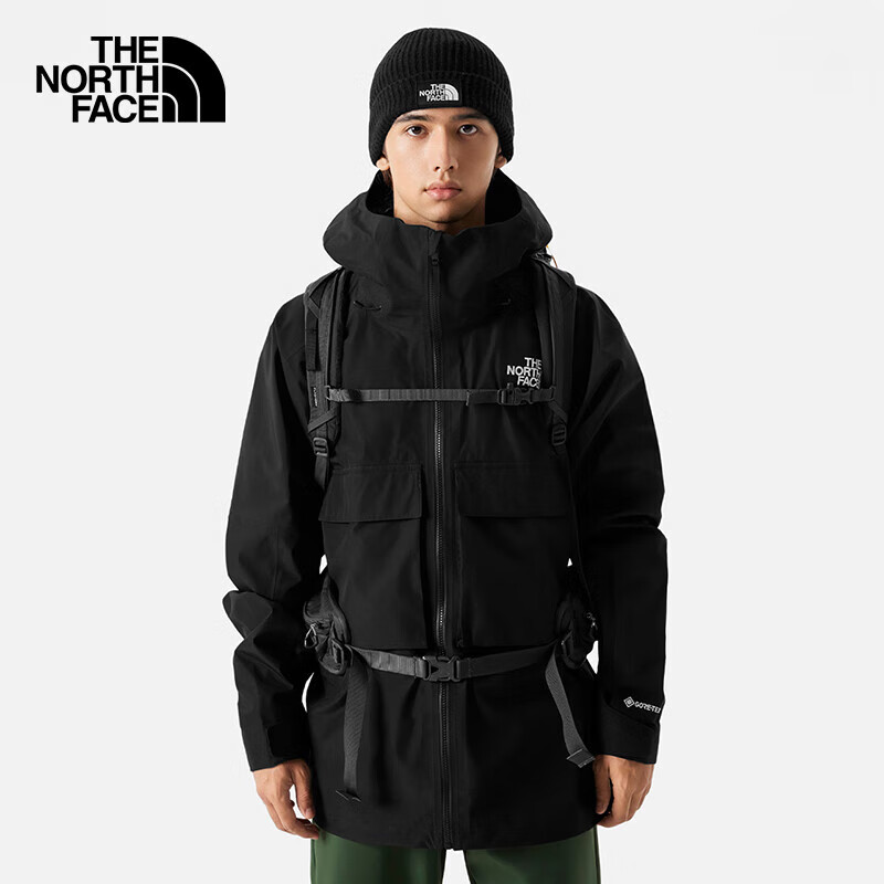 THE NORTH FACE 北面 冲锋衣男户外GTX防水防风滑雪服82V9 黑色/JK3 S ￥1523