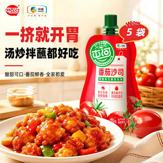屯河 番茄沙司100g*5袋 8.9元 - 86线报 屯河 番茄沙司100g*5袋 8.9元 - 86线报