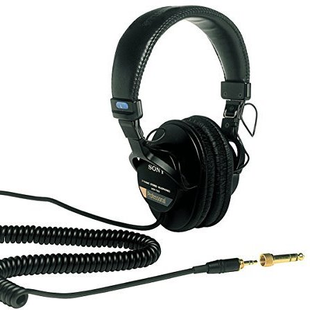 索尼 SONY MDR-7506 耳罩式头戴式降噪有线耳机 黑色 799元