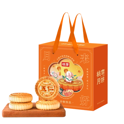 需福袋，88VIP:桃李 提浆老式五仁豆沙月饼800g*1盒 18.65元（需领券）