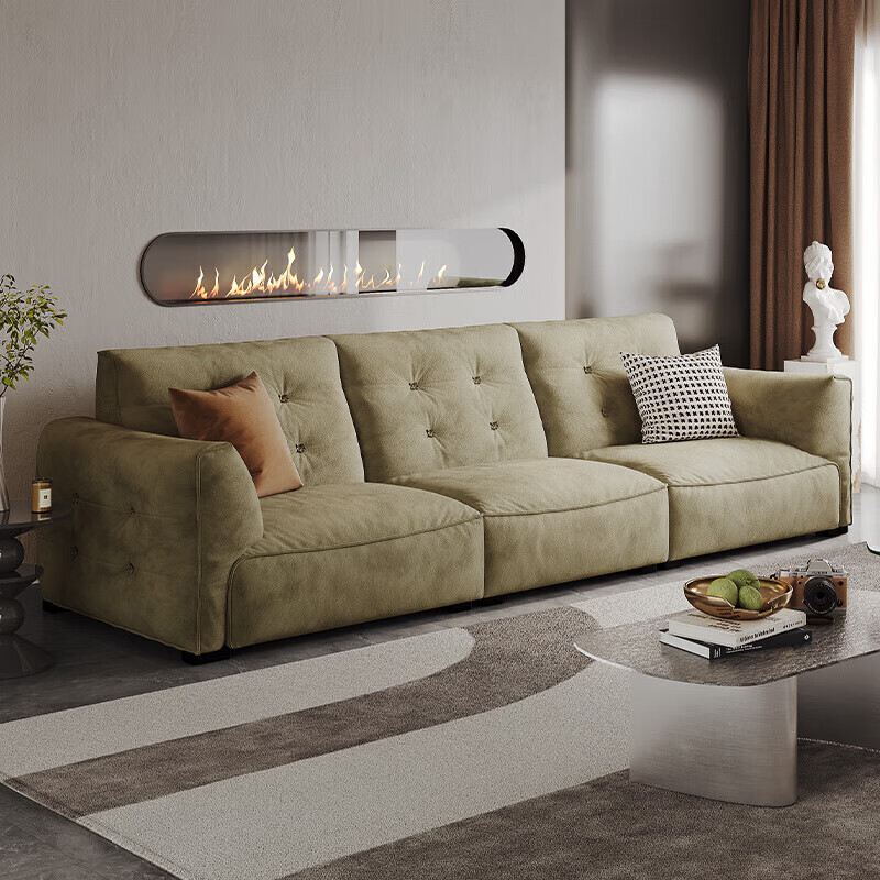 plus会员cheers芝华仕2078布艺沙发三人位橄榄绿2909元包邮需用券