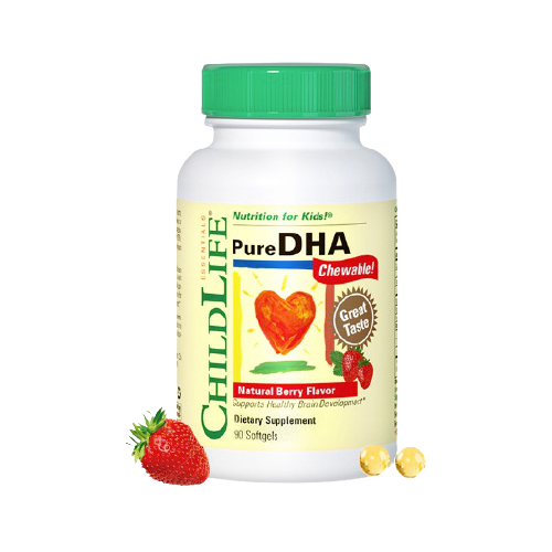 CHILDLIFE 小金珠 DHA鱼肝油胶囊 草莓味 90粒 68元（需用券）