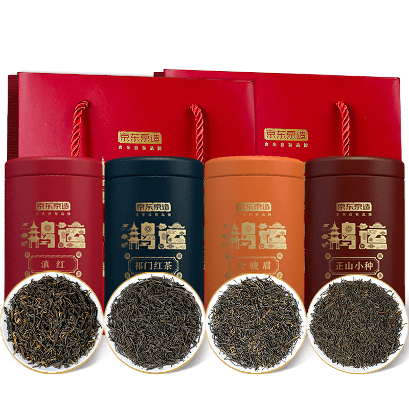 京东百亿补贴：京东京造 鸿运四方四大红茶 500g 69.9元