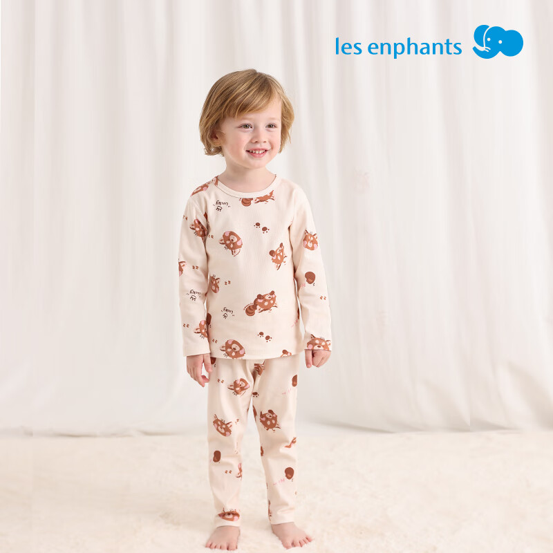 丽婴房 儿童家居服套装 （赠玩偶一只） 49元