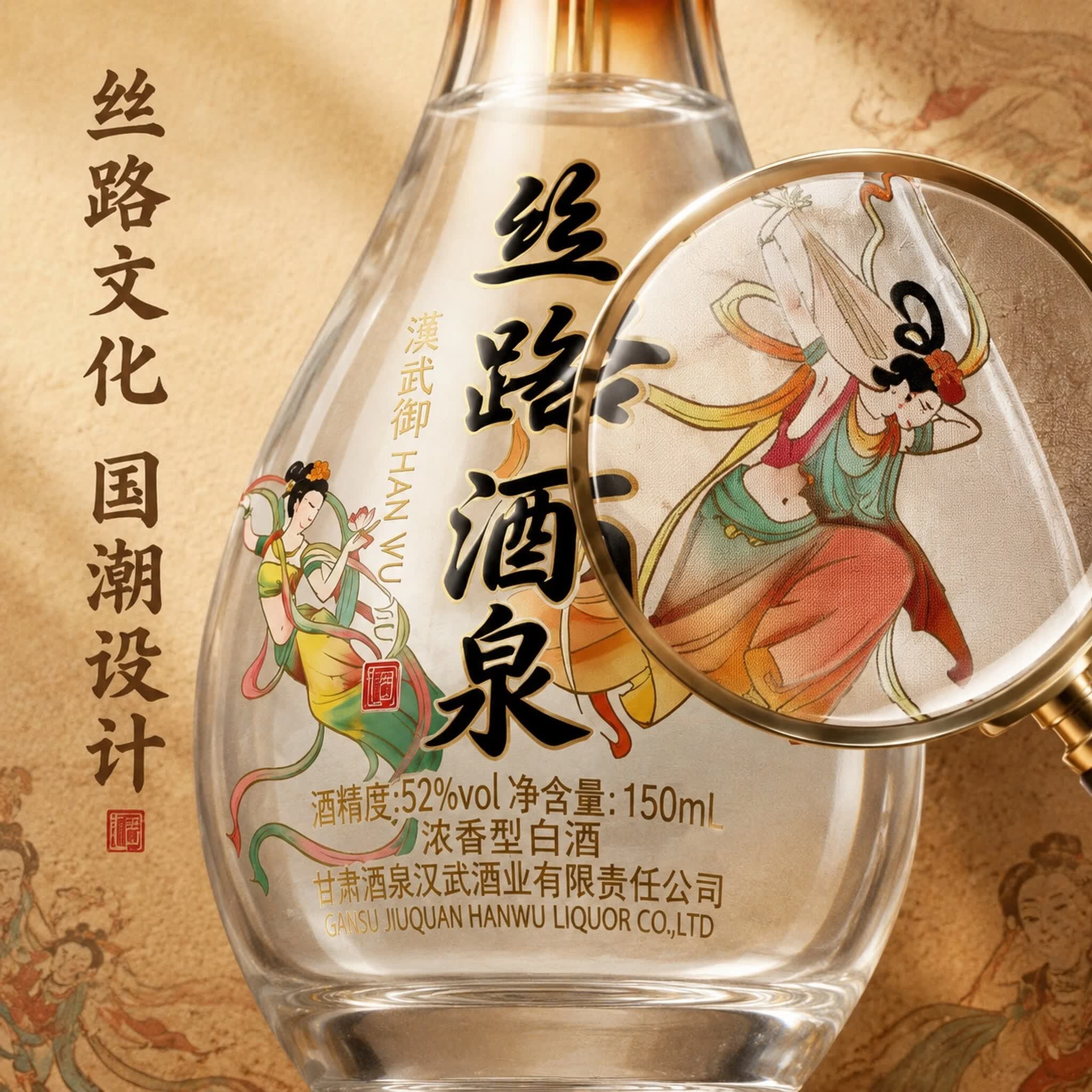 汉武御 52度 浓香型白酒 150ml 0元（需用券）