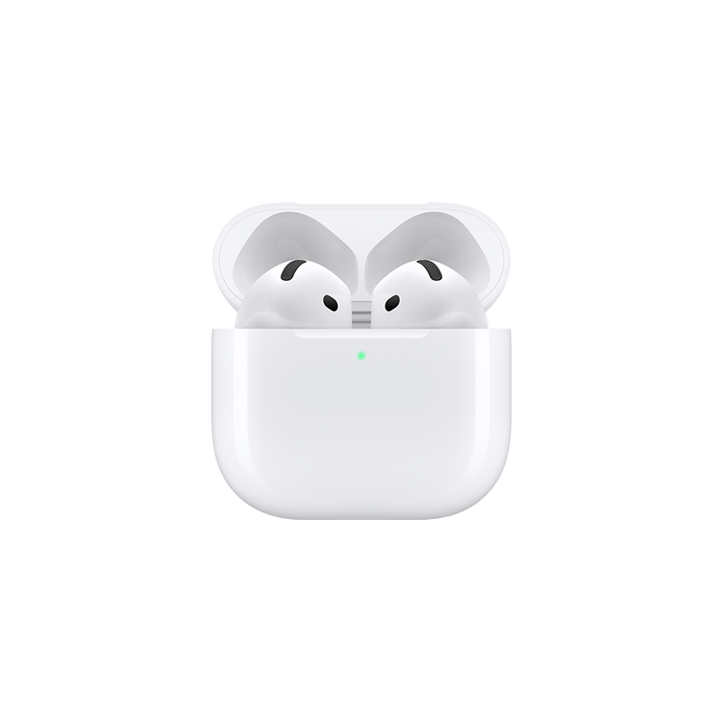 苹果 Apple AirPods 4 半入耳式真无线蓝牙耳机 白色 有线充电 758.24元