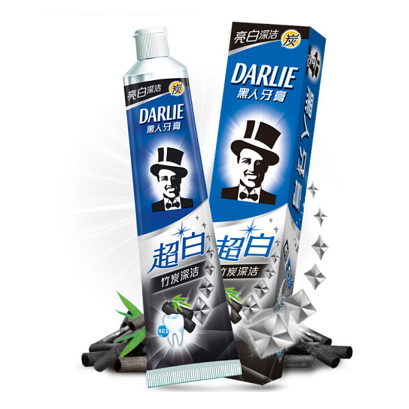 DARLIE 好来 超白竹炭牙膏 90g*2支 11.5元（需用券）