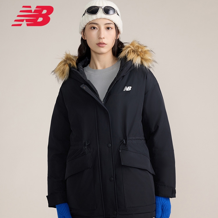 new balance 女子中长款羽绒服 AWJ43353 1098.8元包邮（限时返红包100元）