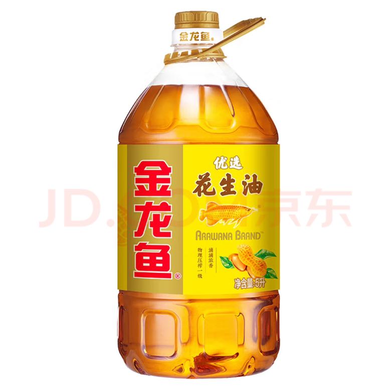 金龙鱼 优选花生油5L 71.42元（需用券）